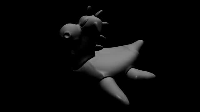 Normal dot ramp visualization in Houdini